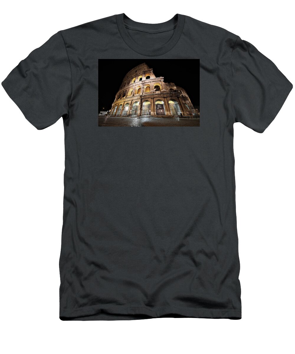 Colosseum T-Shirt featuring the photograph Colosseum by Effezetaphoto Fz