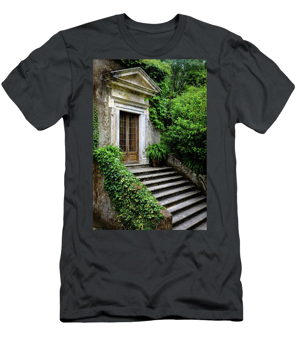 Temple T-Shirt featuring the photograph Come On Up to the House by Marco Oliveira