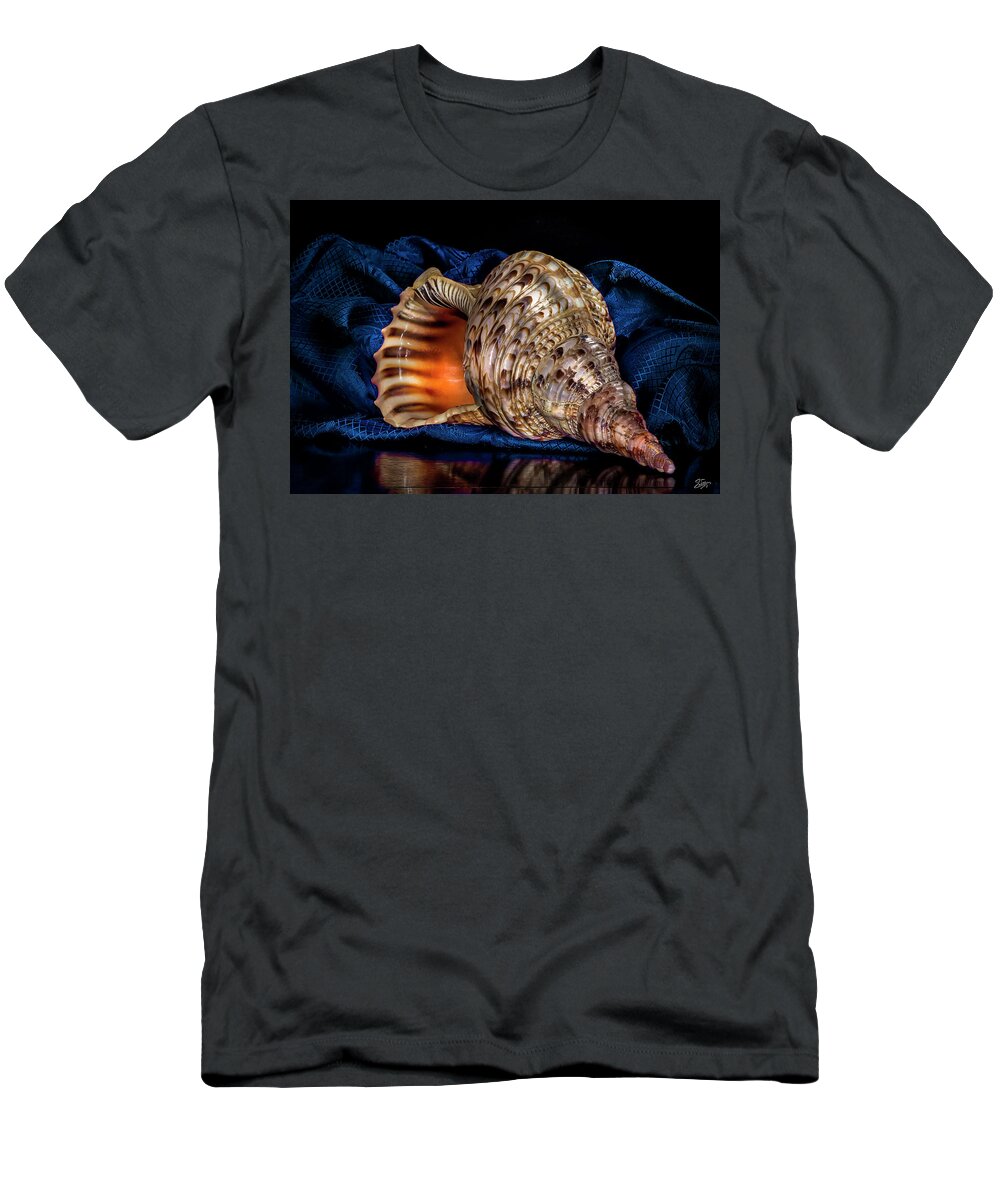 Conch Shell T-Shirt featuring the photograph Conch Shell by Endre Balogh