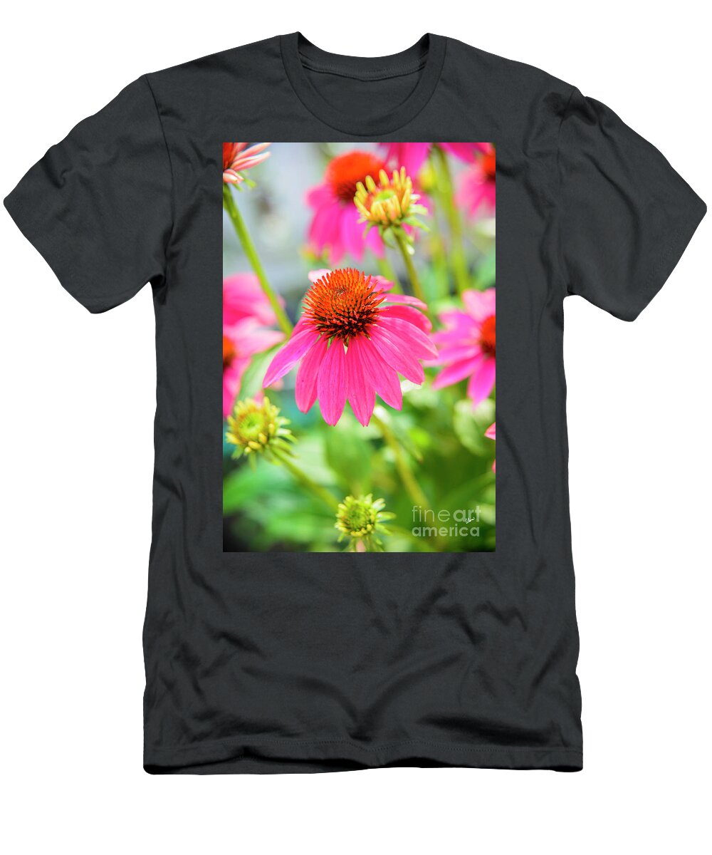 Coneflower T-Shirt featuring the photograph Coneflower by Alana Ranney