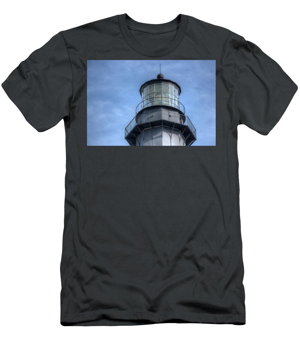Lighthouse T-Shirt featuring the photograph Control Tower by Jeffrey Schreier
