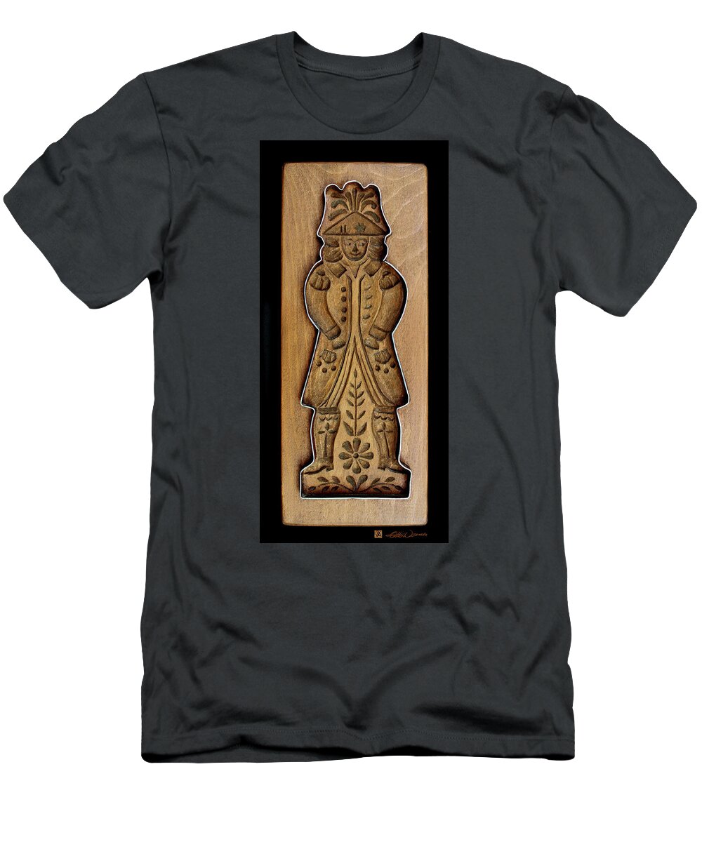 Wood Carving T-Shirt featuring the photograph Cookie Mold 1 by Hanne Lore Koehler