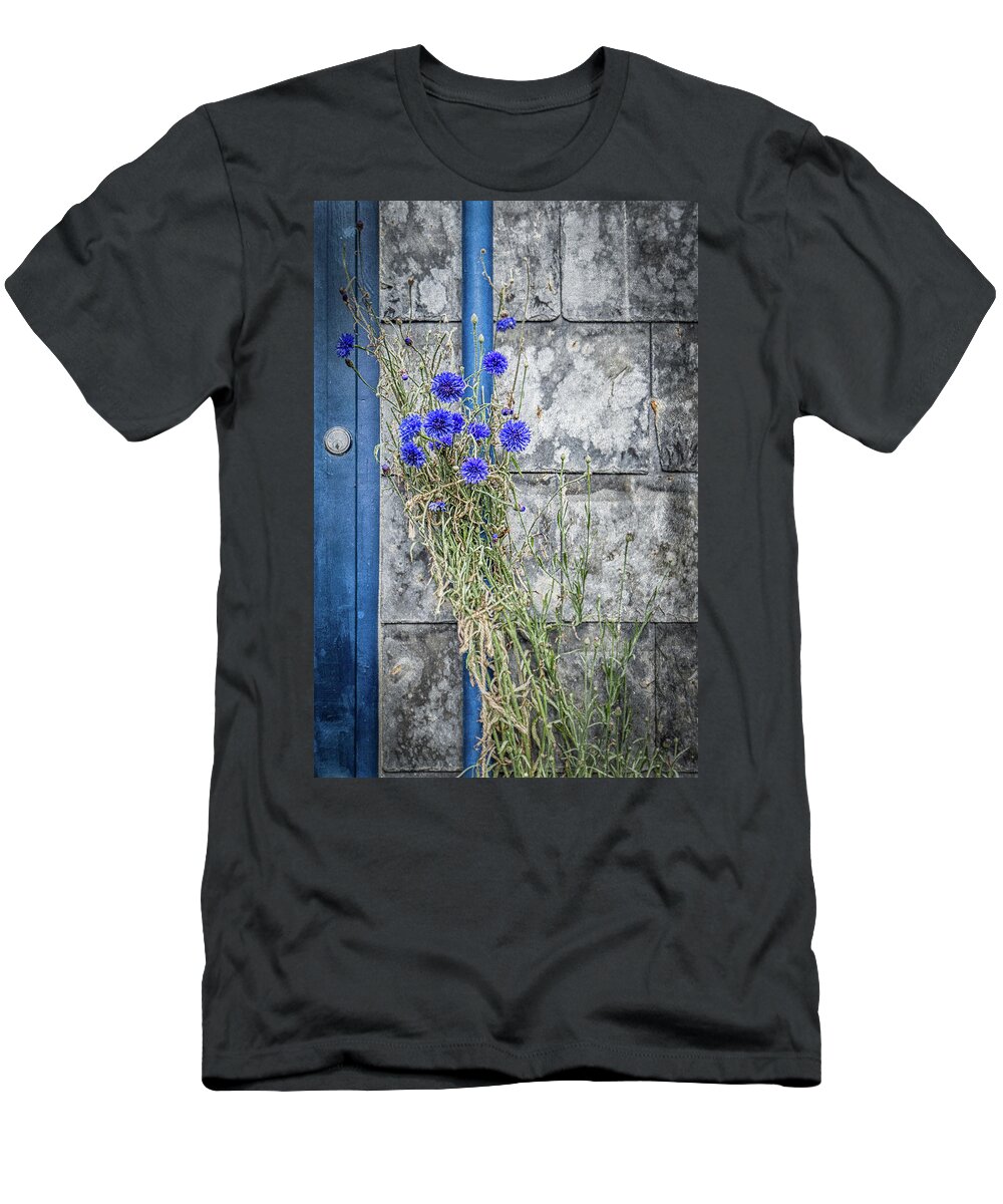 Cornflower T-Shirt featuring the photograph Cornflowers by Nigel R Bell