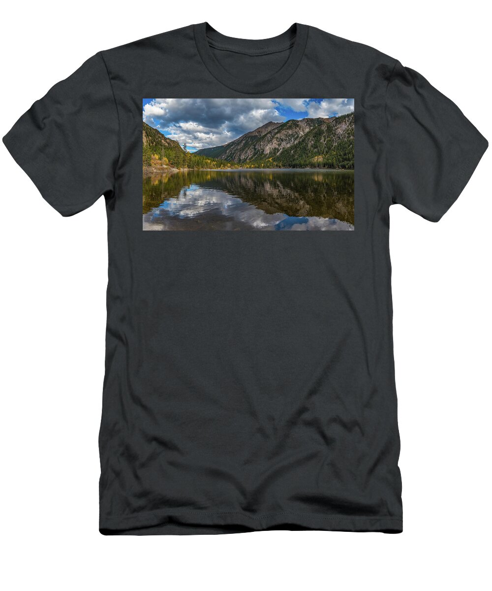 Colorado T-Shirt featuring the photograph Cottonwood Lake by Darren White