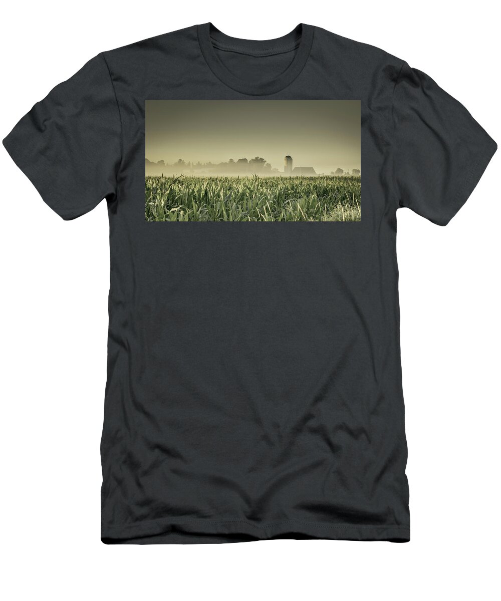 Canada T-Shirt featuring the photograph Country farm landscape by Nick Mares