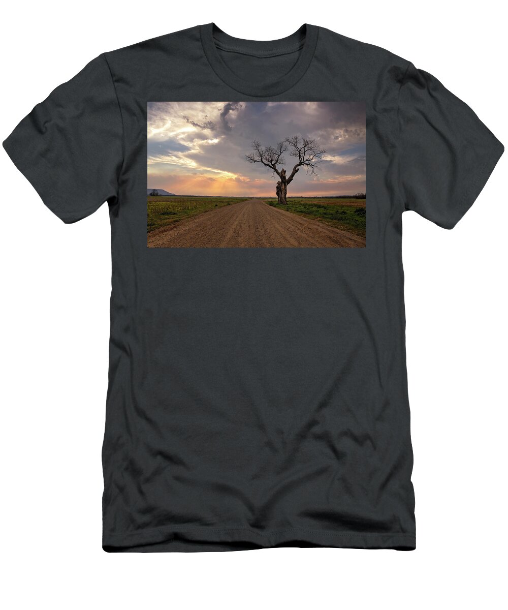 Old T-Shirt featuring the photograph Country Road by Eilish Palmer
