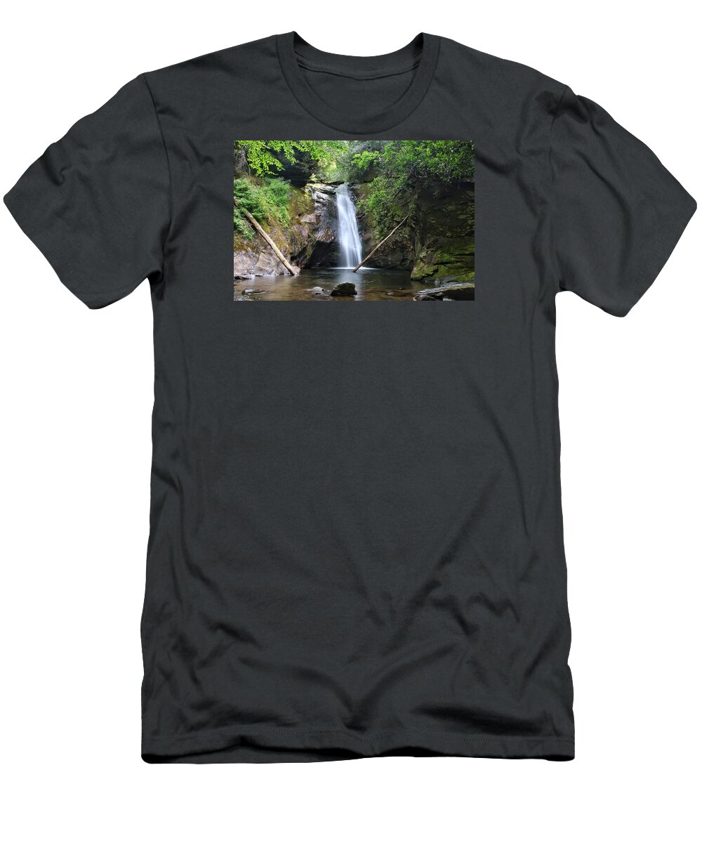 Courthouse Falls T-Shirt featuring the photograph Courthouse Falls by Chris Berrier