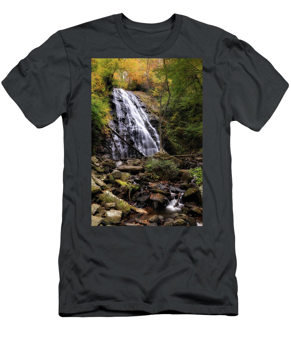 North Carolina T-Shirt featuring the photograph Crabtree Falls #1 by C Renee Martin