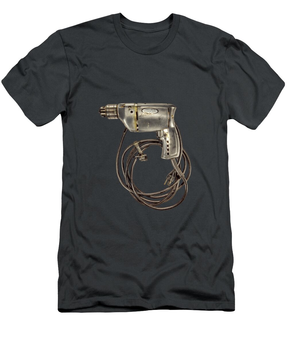 Antique T-Shirt featuring the photograph Craftsman Drill Motor L by YoPedro