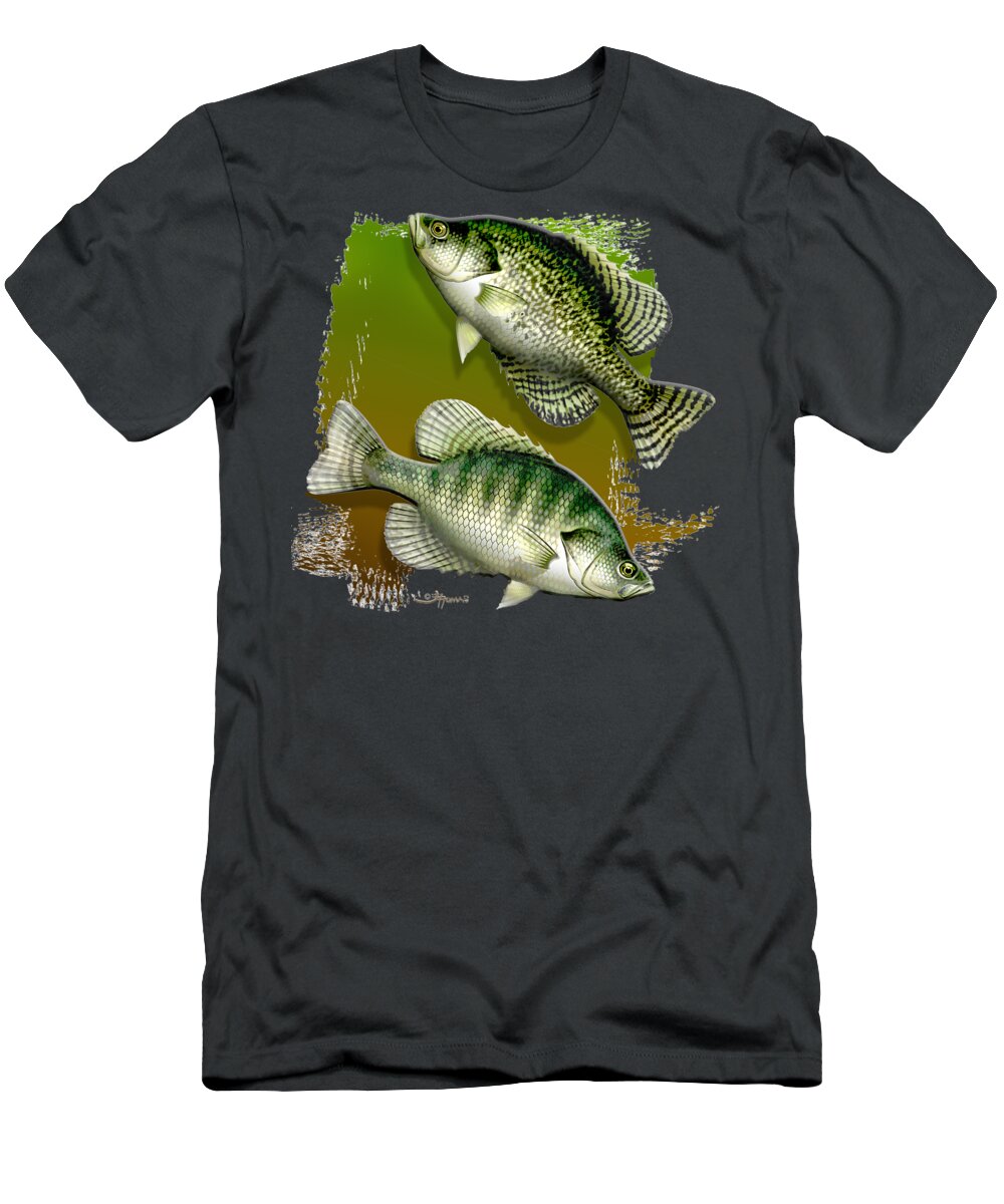 Crappie Fishing Fever T-Shirt by Jim Thomas - Fine Art America