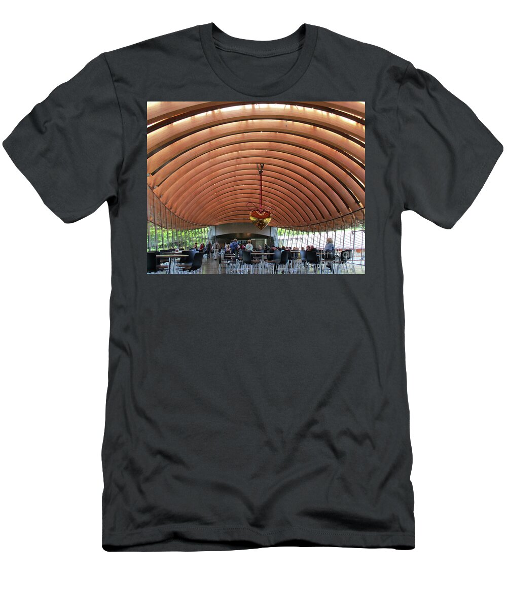 Crystal Bridges T-Shirt featuring the photograph Crystal Bridges 5 by Randall Weidner