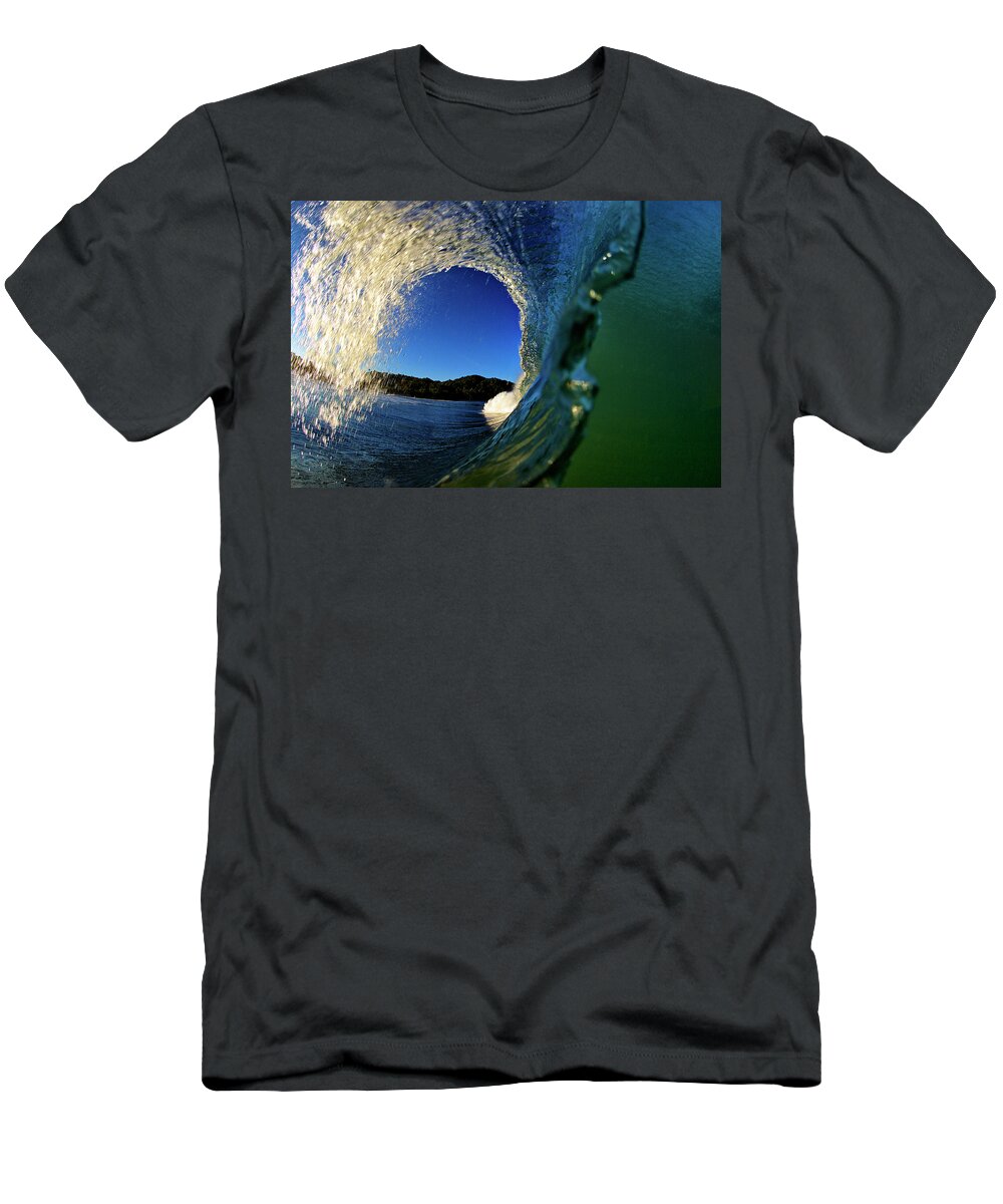 Surfing T-Shirt featuring the photograph Curl by Nik West
