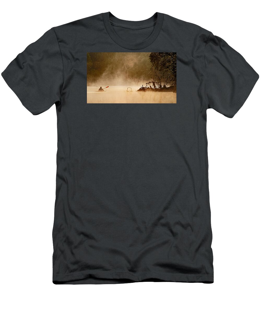 2015 T-Shirt featuring the photograph Cutting Through the Mist by Robert Charity