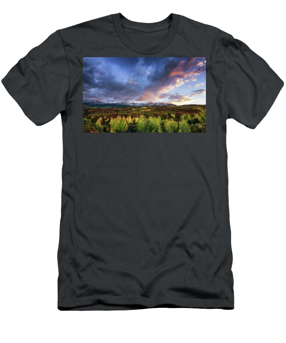 Aspen T-Shirt featuring the photograph Dallas Divide by Debra Boucher