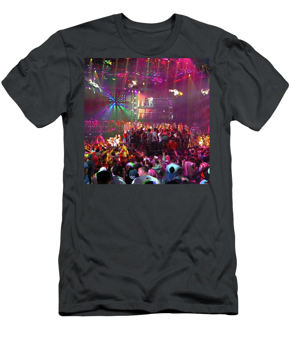 Coco Loco T-Shirt featuring the photograph Dance party at the Coco Loco by Lisa Koyle