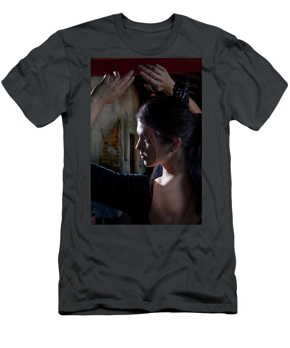 Girl T-Shirt featuring the photograph Dancing in the Moon Light by Robert Och