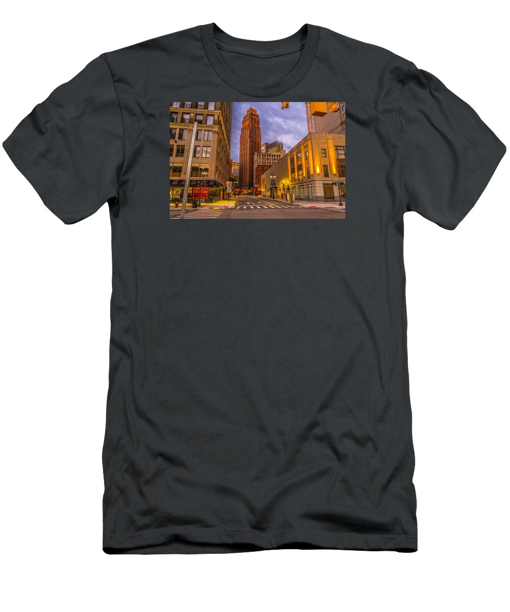 David Stott Building T-Shirt featuring the photograph David Stott Building by Pravin Sitaraman