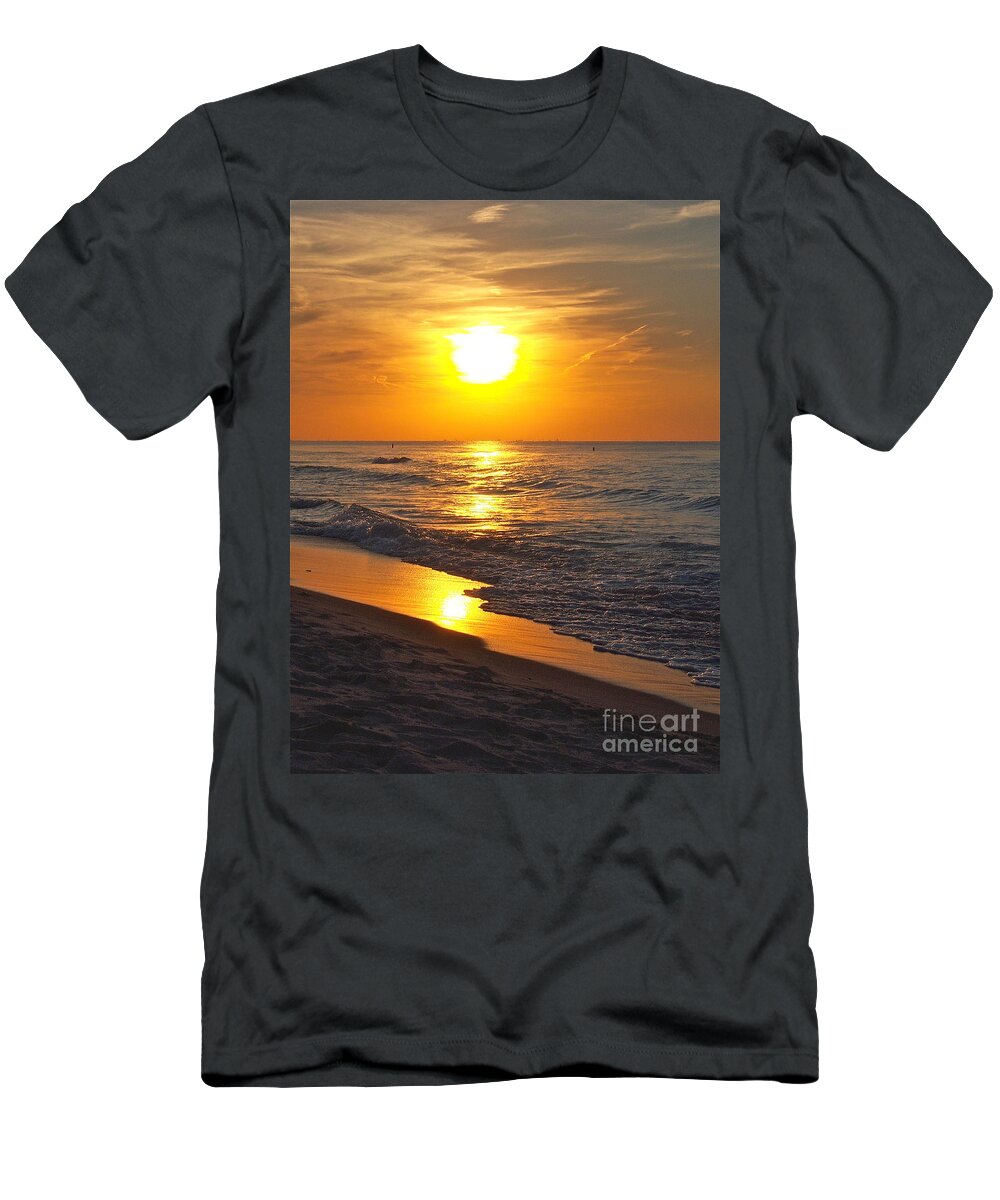 Sunset T-Shirt featuring the photograph Day is Done by Pamela Clements