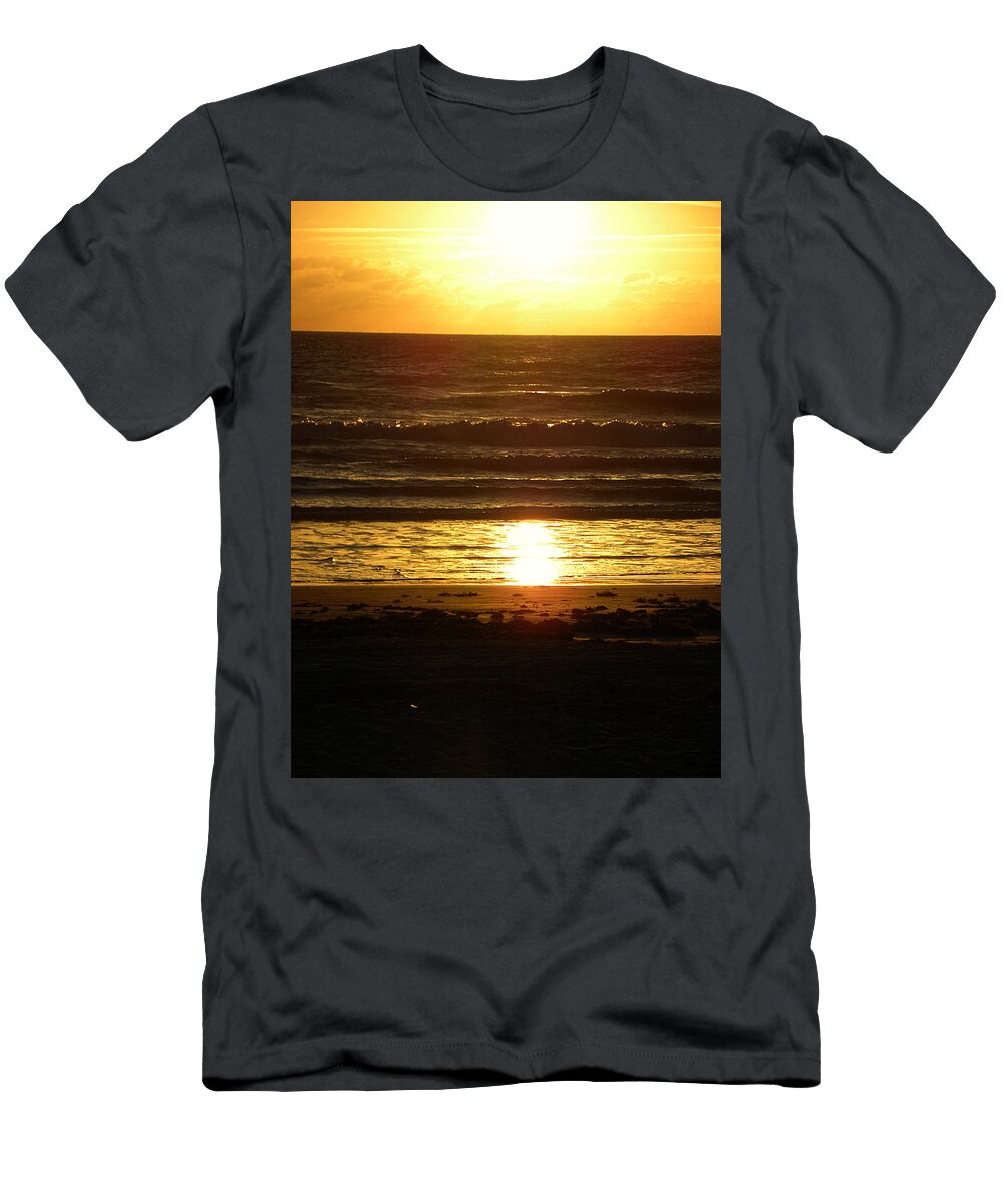 Daytona T-Shirt featuring the photograph Daytona Beach Sunrise by Christopher Mercer