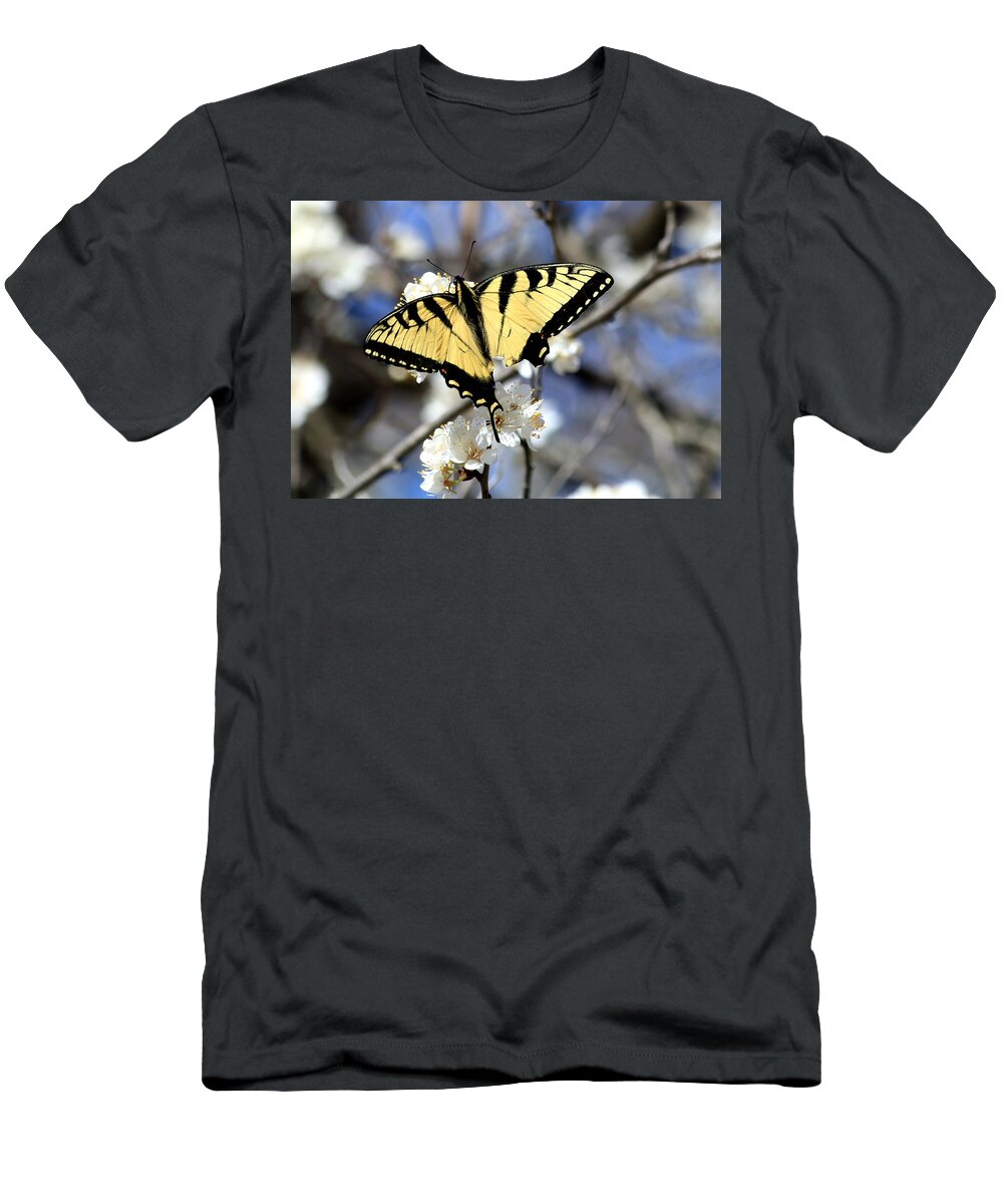 Nature T-Shirt featuring the photograph De-tailed Swallowtail by Sheila Brown