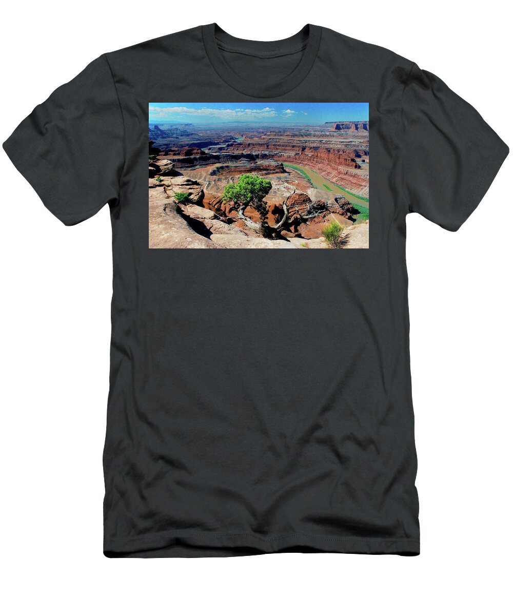 Utah T-Shirt featuring the photograph Dead Horse Point #2 by Frank Houck
