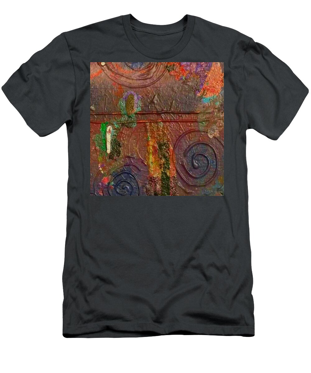 Abstract T-Shirt featuring the photograph Dead of Night by Charles Brown