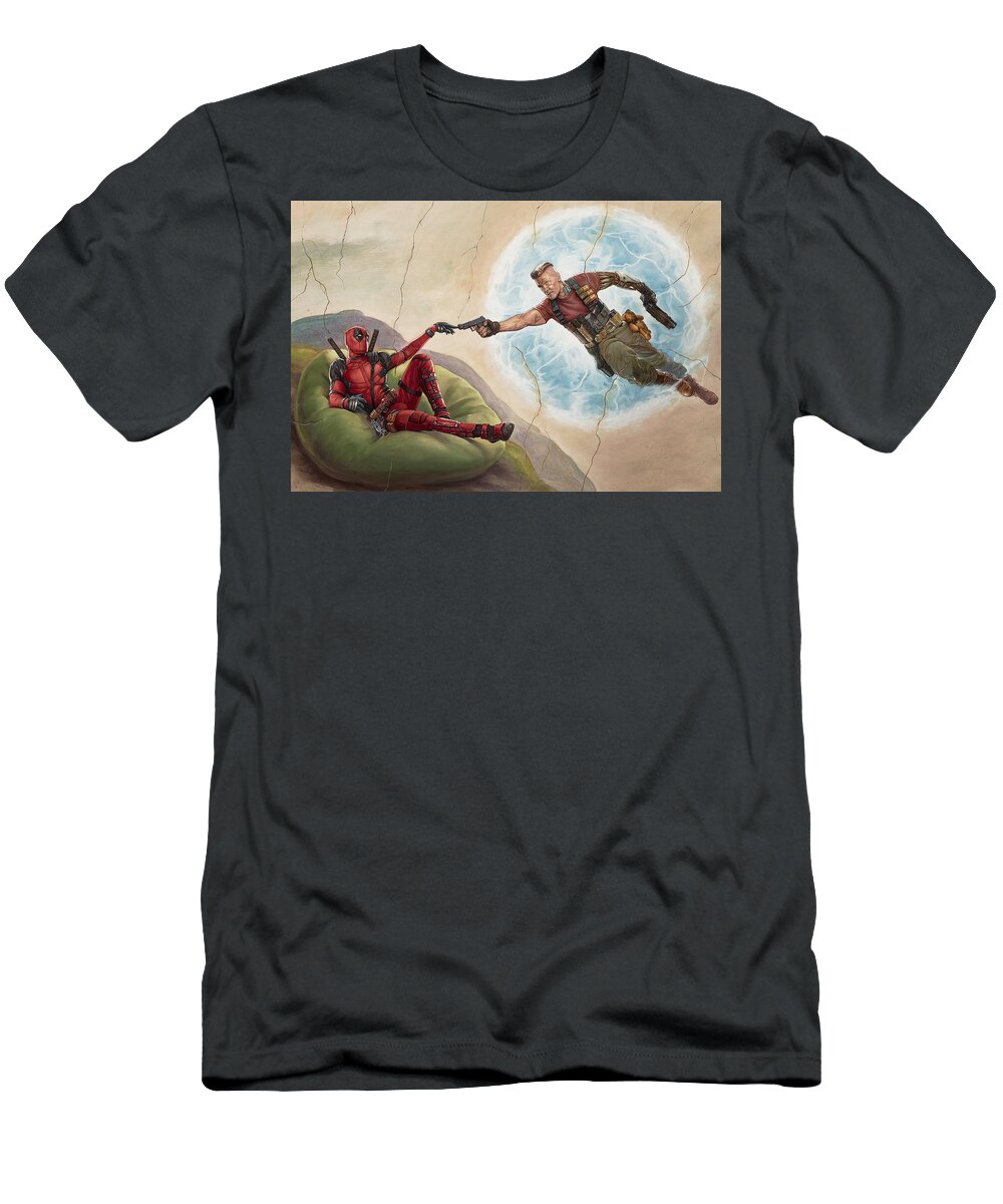 Deadpool 2 T-Shirt featuring the digital art Deadpool 2 by Super Lovely