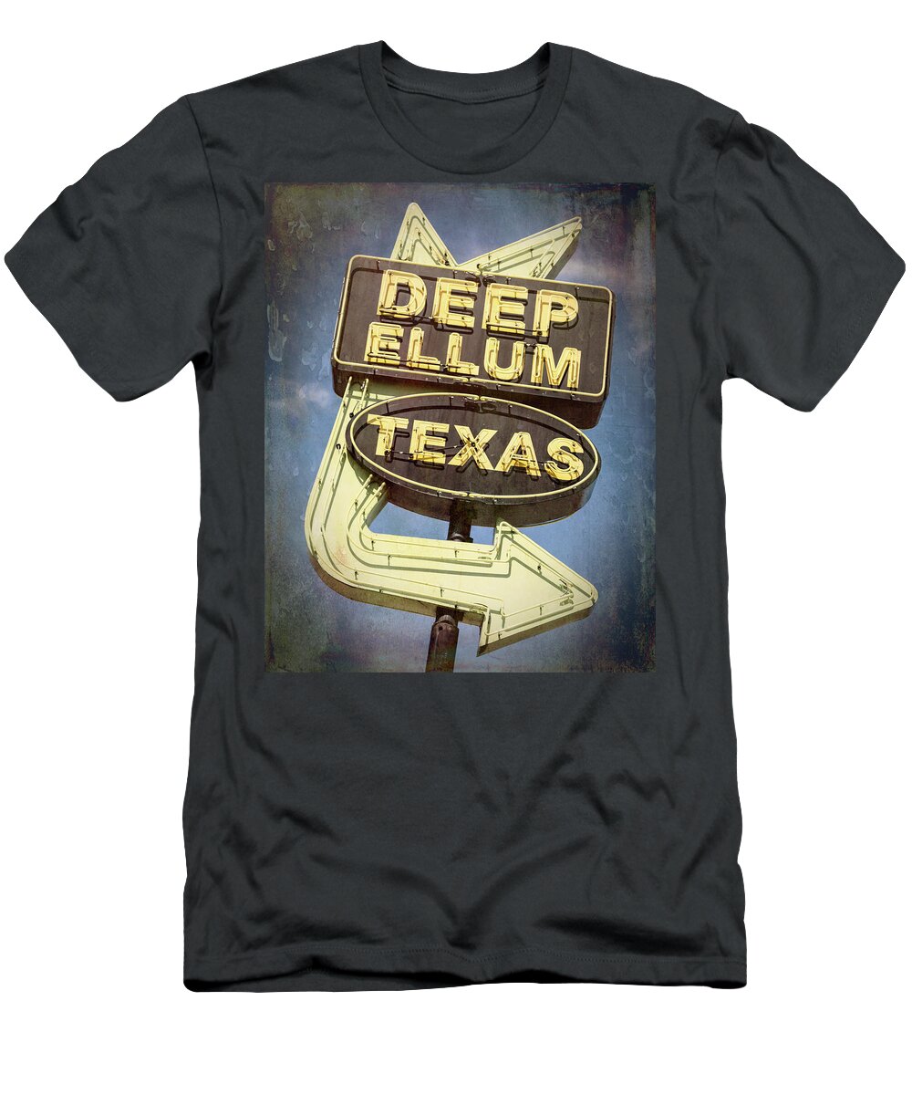 Dallas T-Shirt featuring the photograph Deep Ellum Texas - #2 by Stephen Stookey