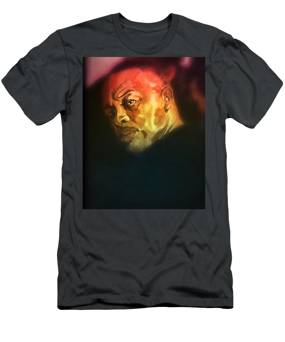 The Defiant Ones T-Shirt featuring the painting Defiant by Joel Tesch