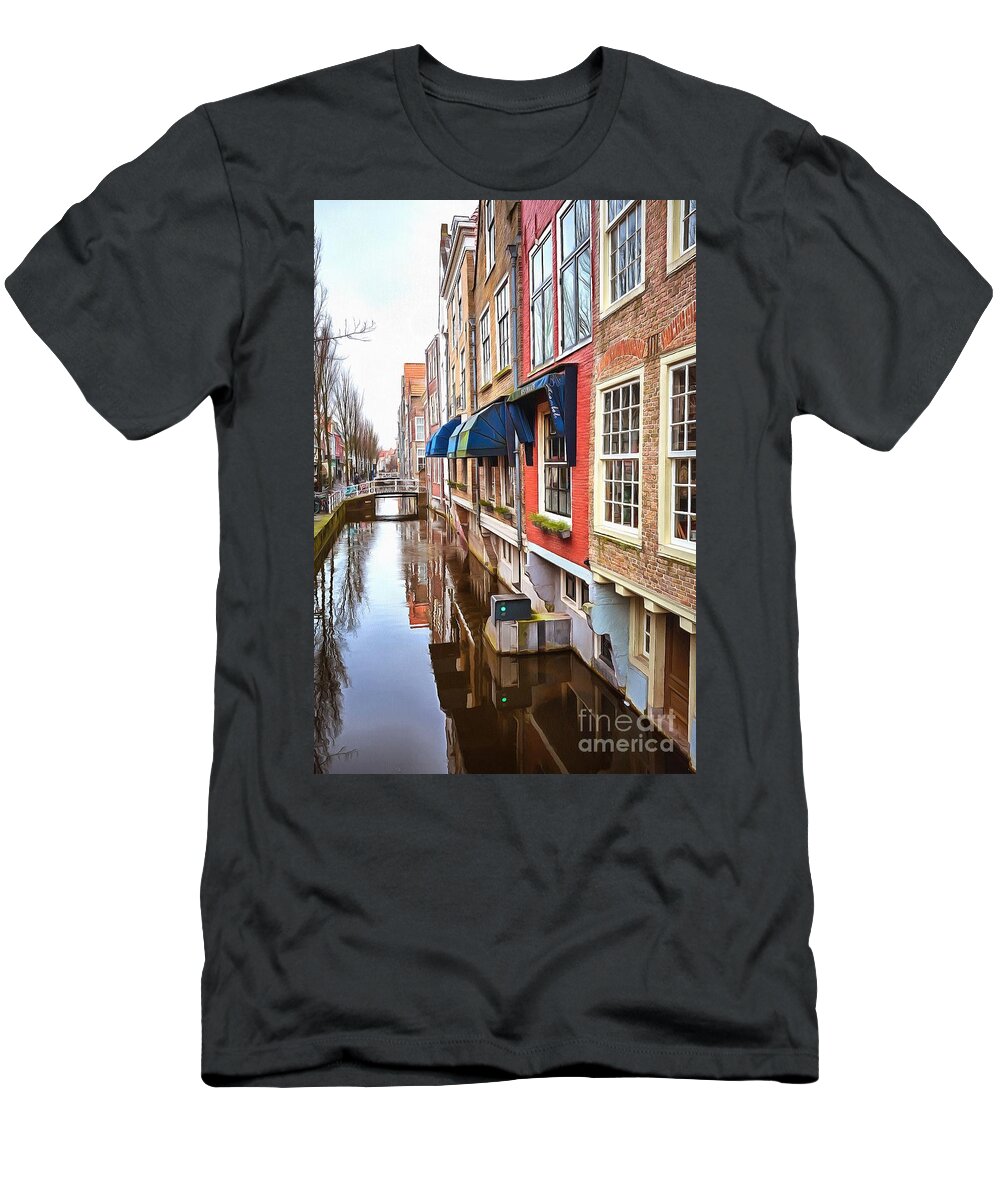 Delft T-Shirt featuring the photograph Delft Colors by Eva Lechner