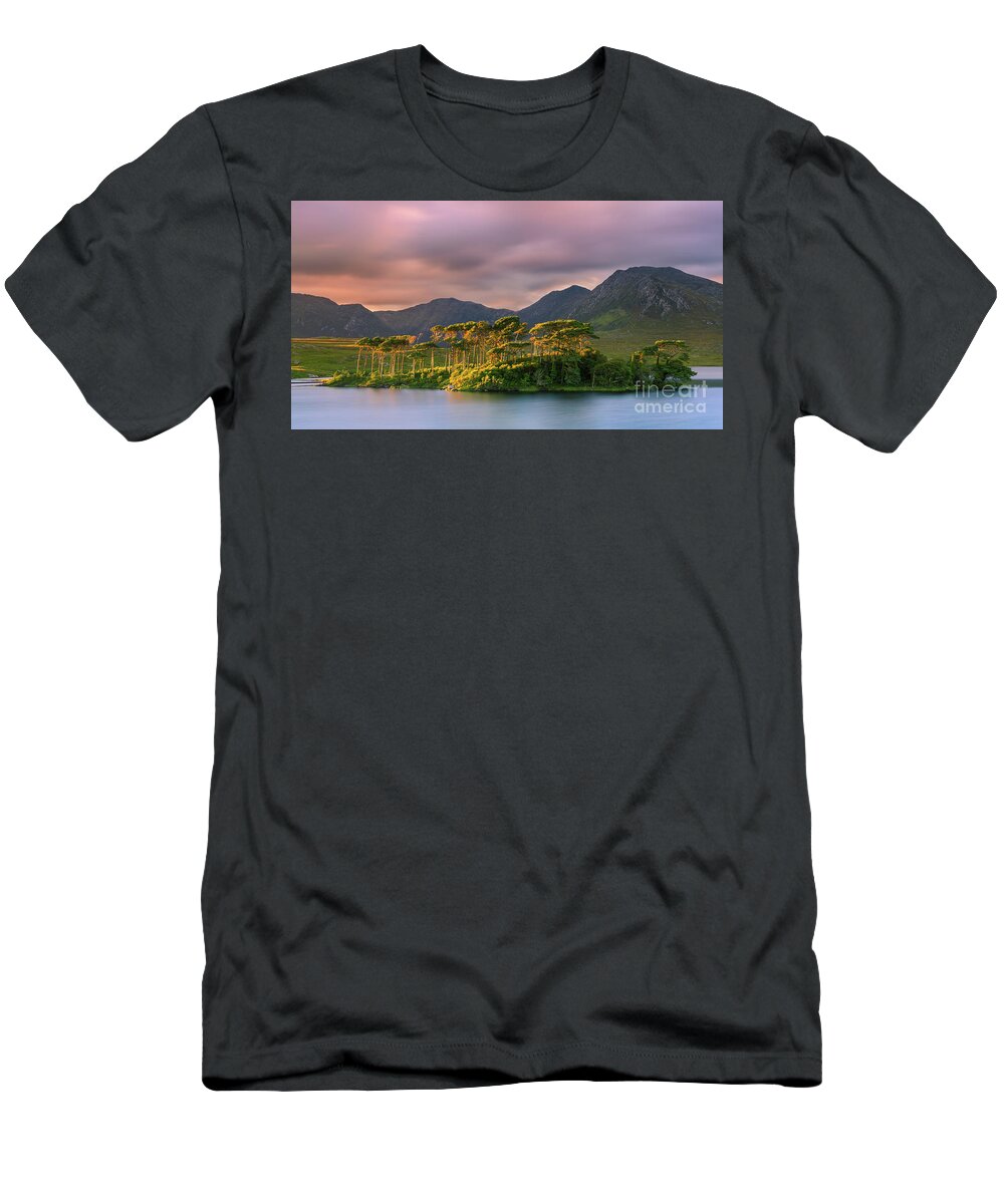 Color Image T-Shirt featuring the photograph Derryclare Lough - Ireland by Henk Meijer Photography