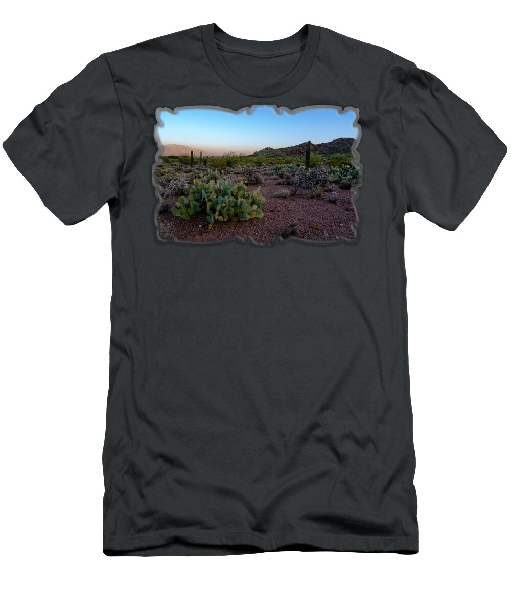 Arizona T-Shirt featuring the photograph Desert Foothills h29 by Mark Myhaver