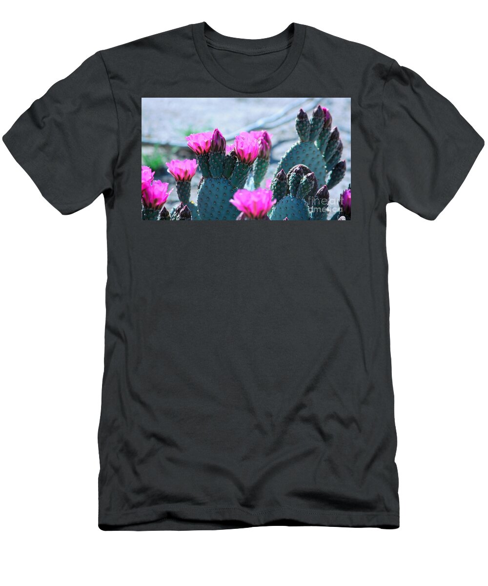 Cactus T-Shirt featuring the photograph Desert Spring by Marcia Breznay