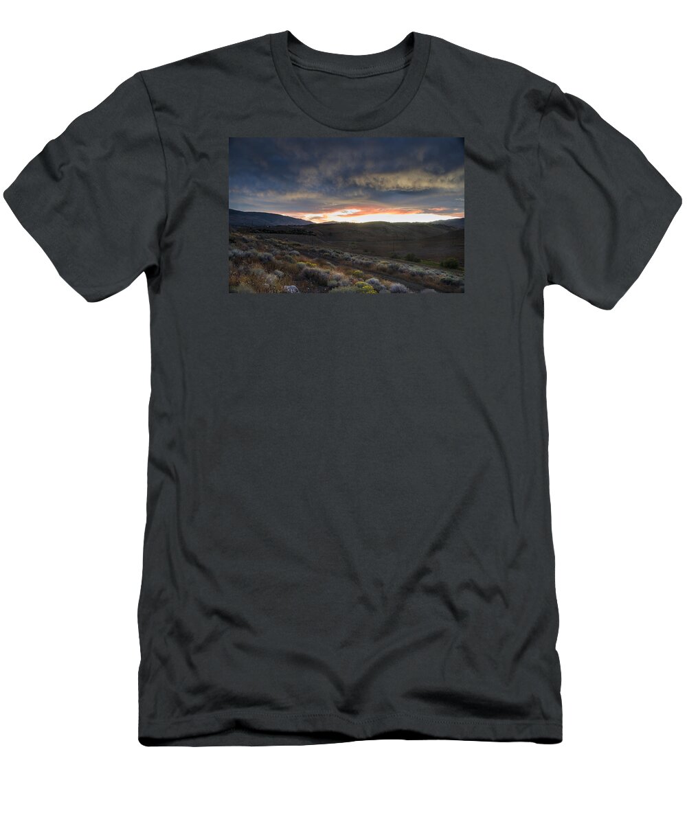 Reno T-Shirt featuring the photograph Desert Sunset by Rick Mosher