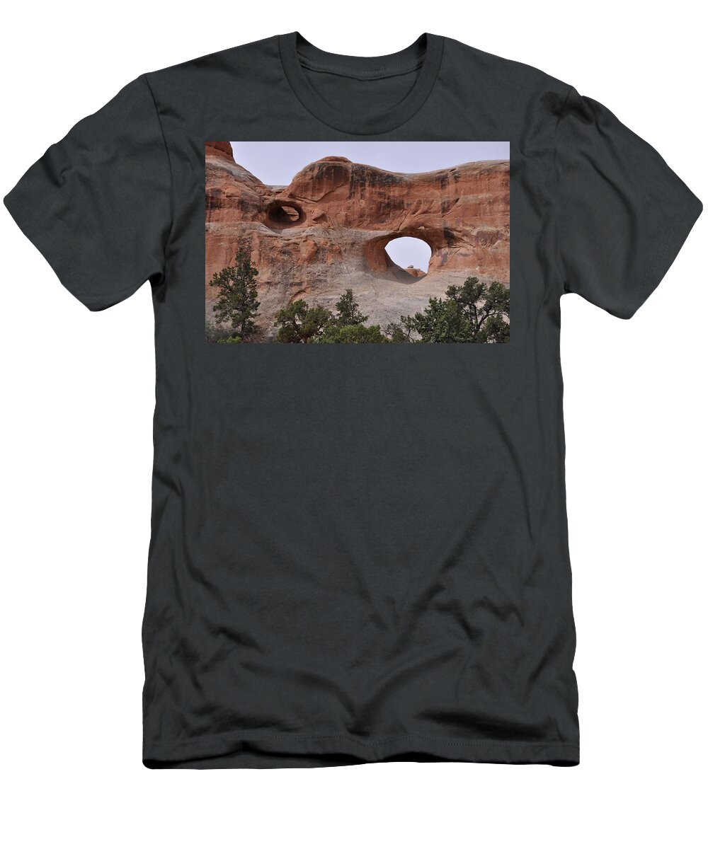 Arches National Park T-Shirt featuring the photograph Devils Garden by Frank Madia
