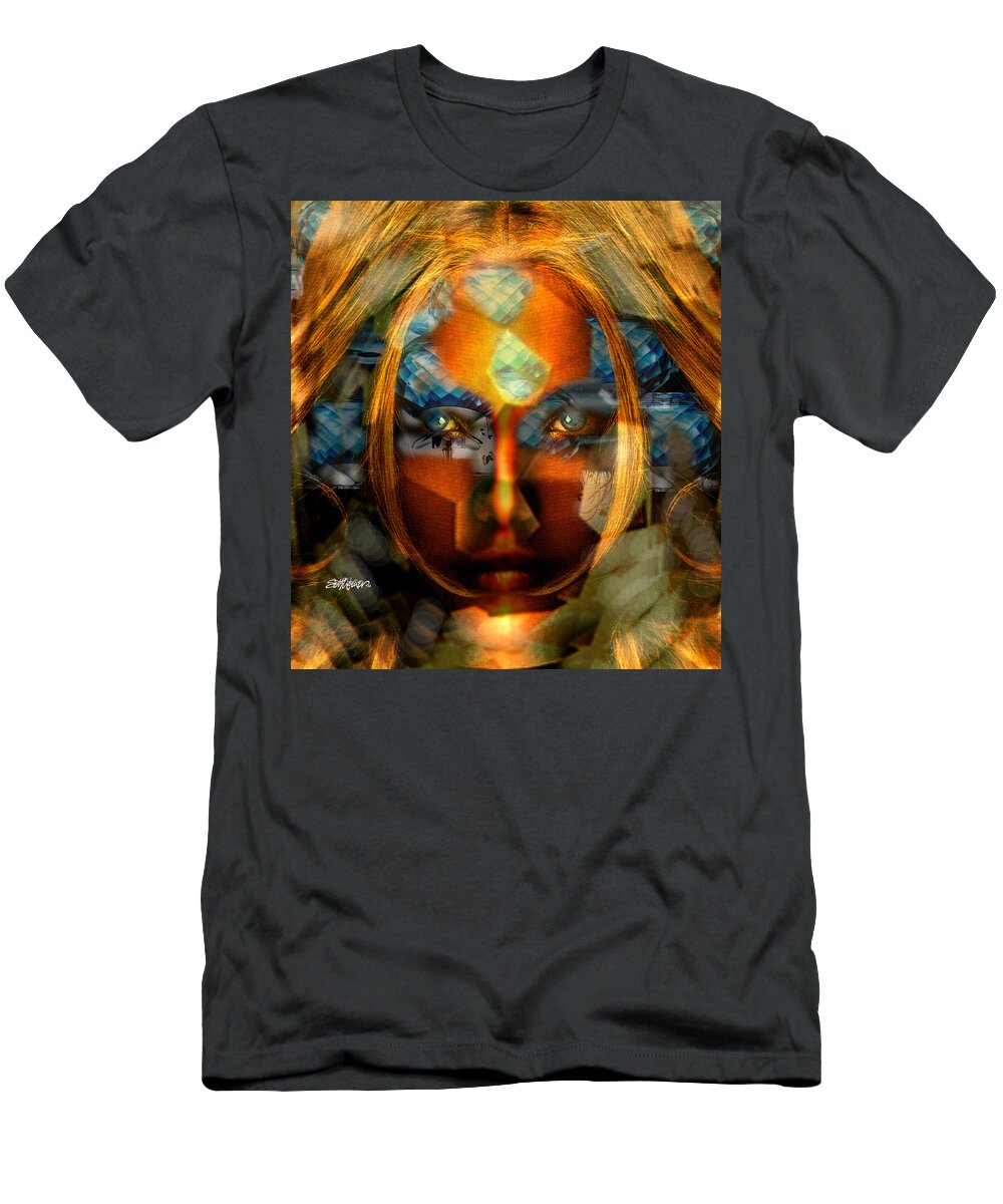 Lady T-Shirt featuring the photograph Diamonella by Seth Weaver