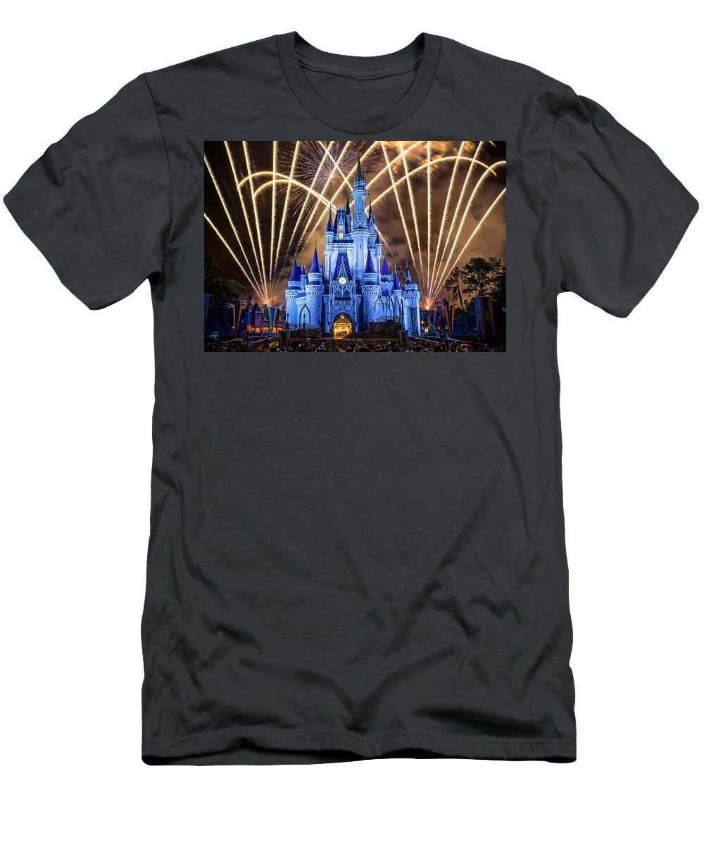 Orlando T-Shirt featuring the photograph Disney World by Anna Rumiantseva