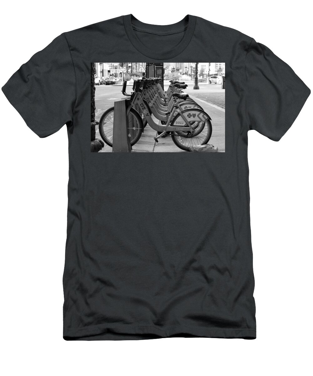 Divvy Bikes T-Shirt featuring the photograph Divvy Bikes by Jackson Pearson