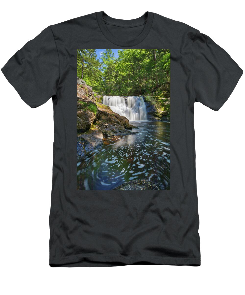 Doane’s Falls T-Shirt featuring the photograph Doane's Falls by Juergen Roth