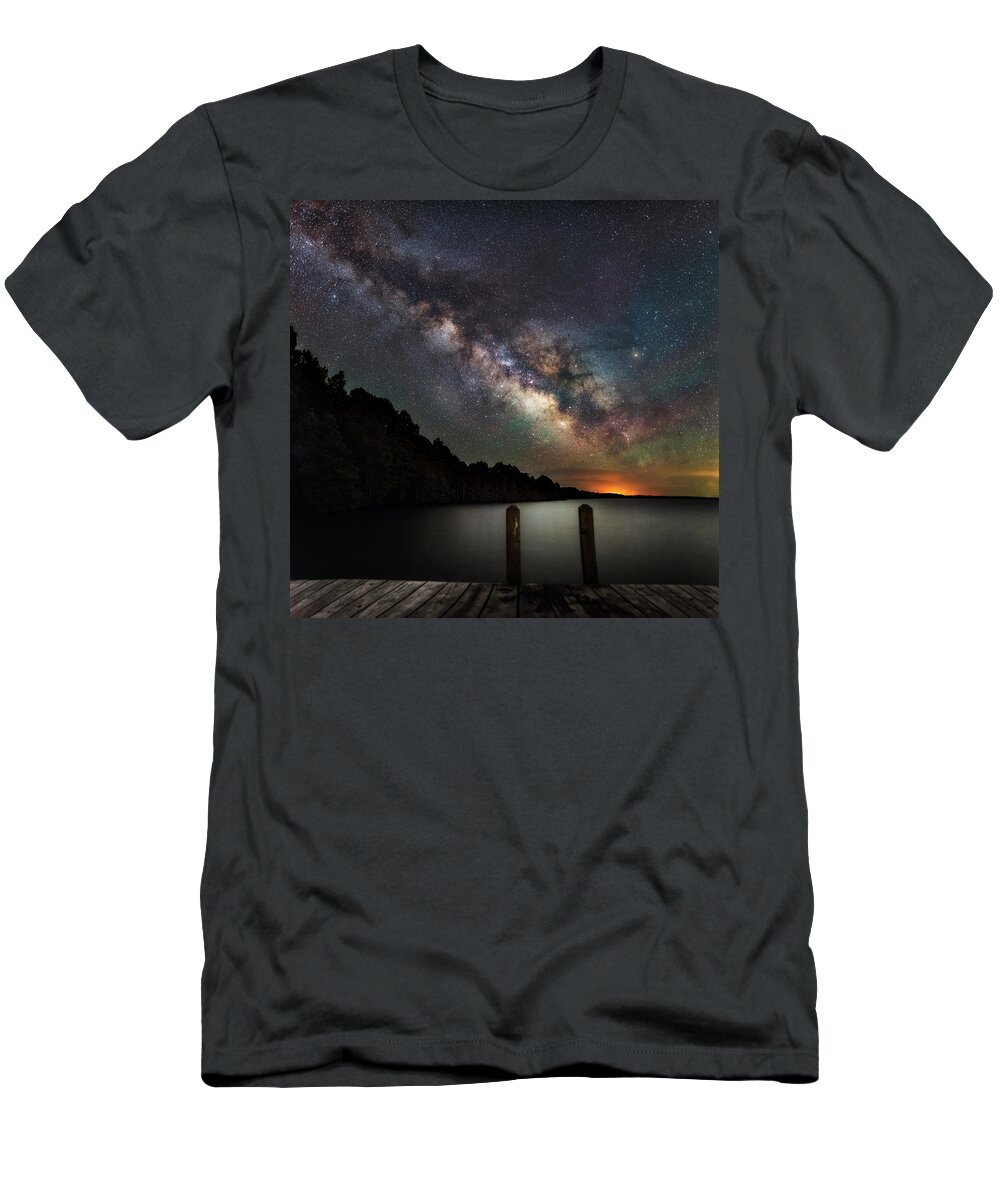 Dock T-Shirt featuring the photograph Dock by Russell Pugh