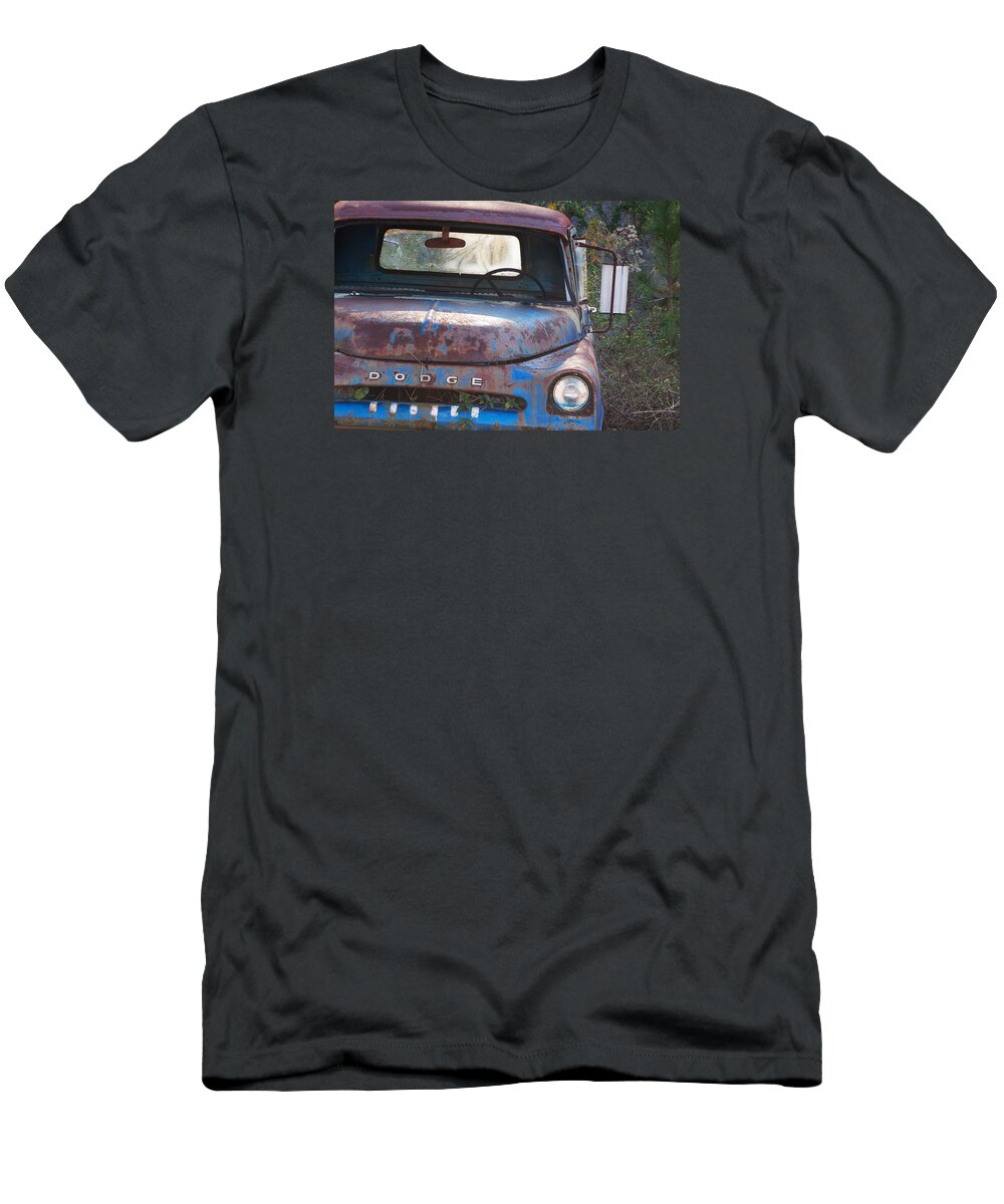 100 T-Shirt featuring the photograph Dodge in the Weeds by Harold Stinnette