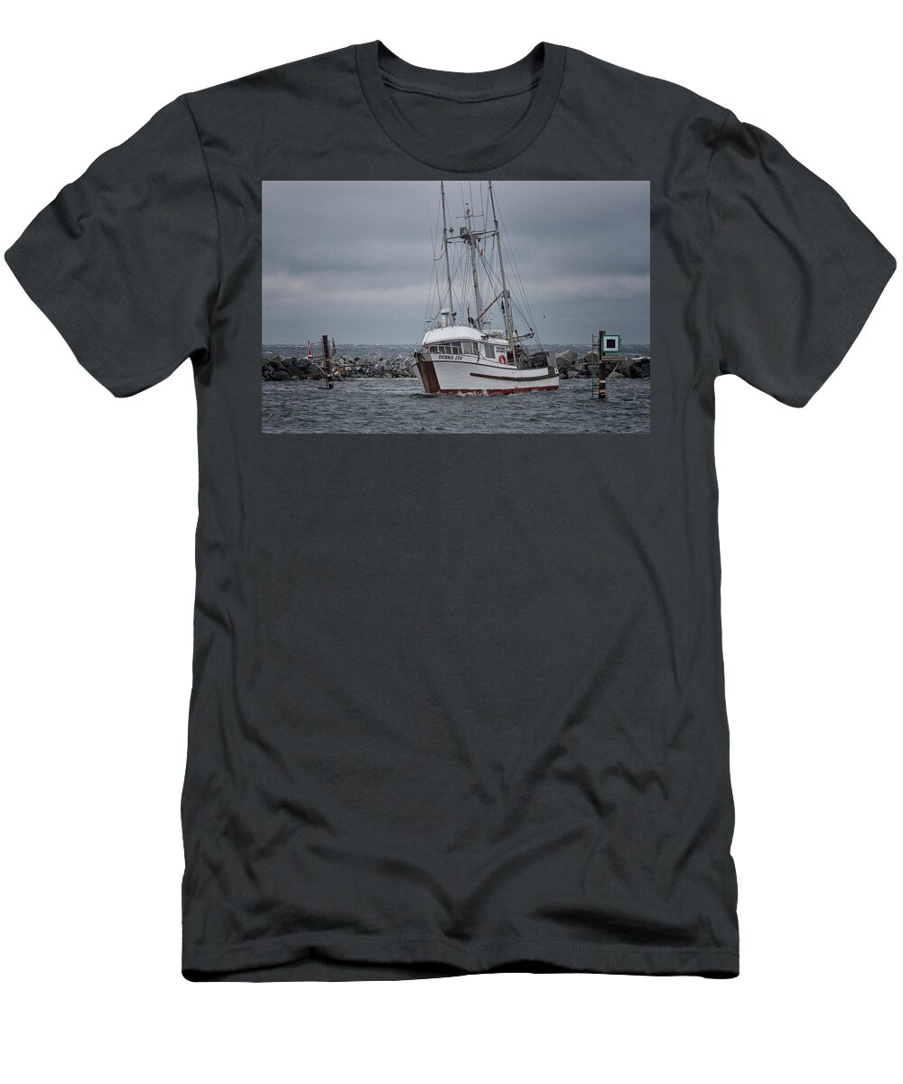Fishing Boat T-Shirt featuring the photograph Donna Lou by Randy Hall