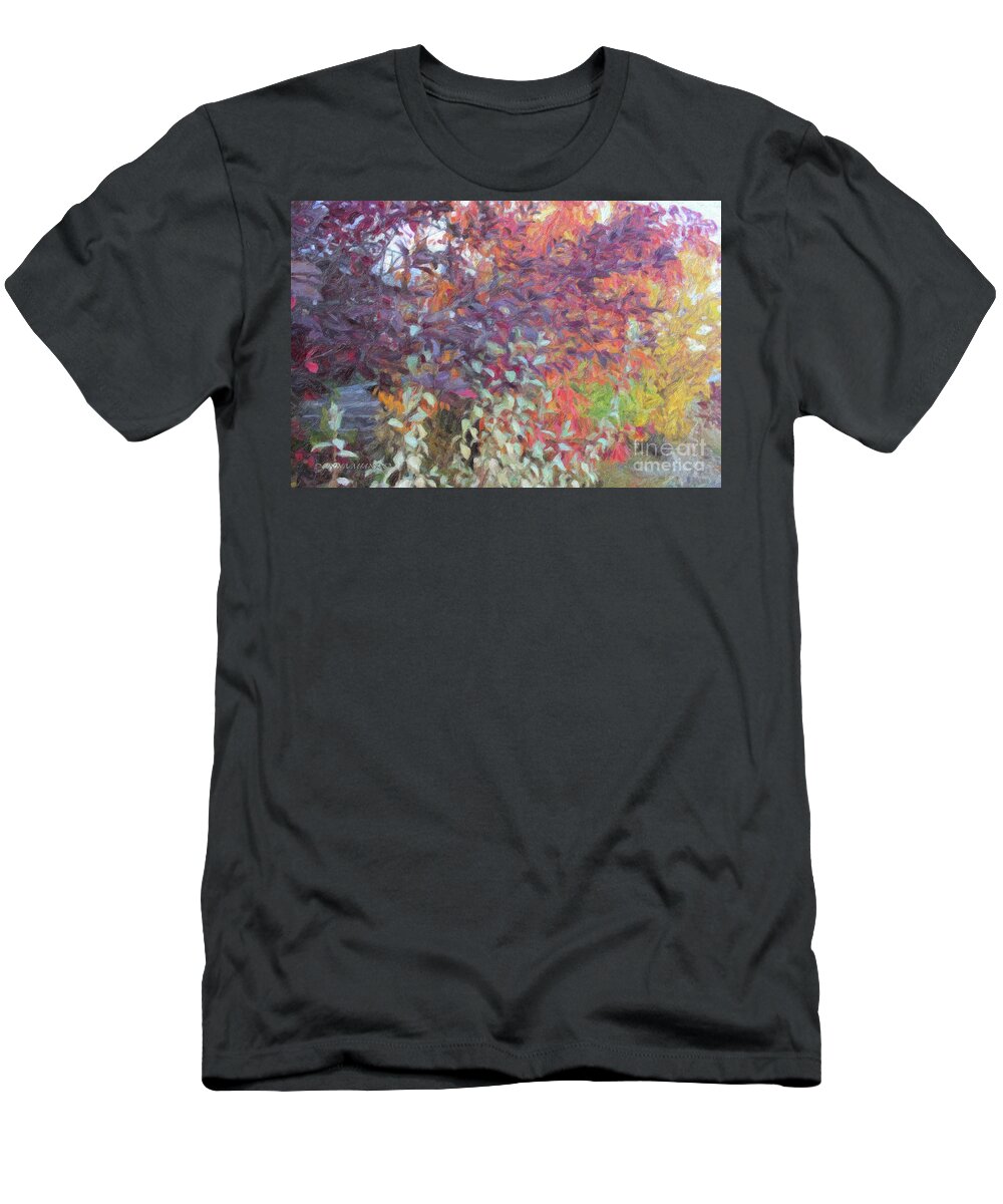 Donna's Swale T-Shirt featuring the digital art Donna's Swale #2 by Donna L Munro