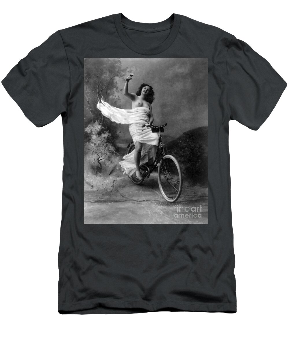Erotica T-Shirt featuring the photograph Dont Drink And Drive Nude Model 1897 by Science Source
