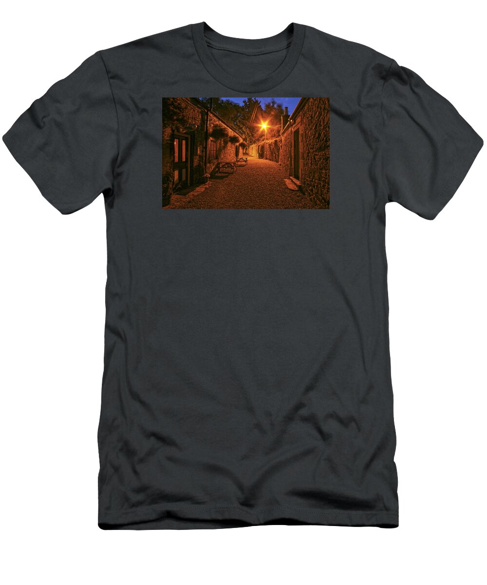 Alley T-Shirt featuring the photograph Down the Alley by Robert Och