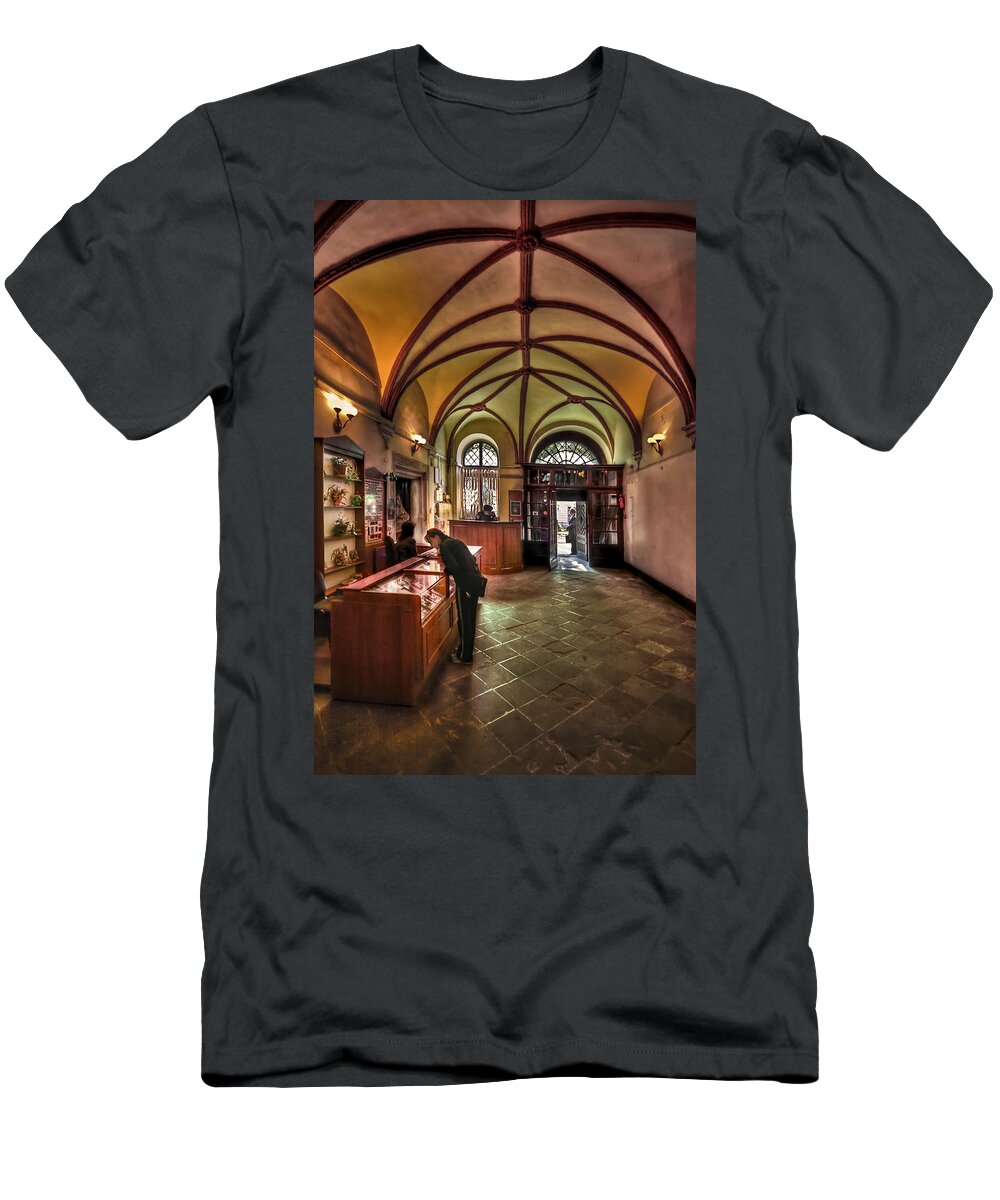 History T-Shirt featuring the photograph Down the History Lane by Evelina Kremsdorf