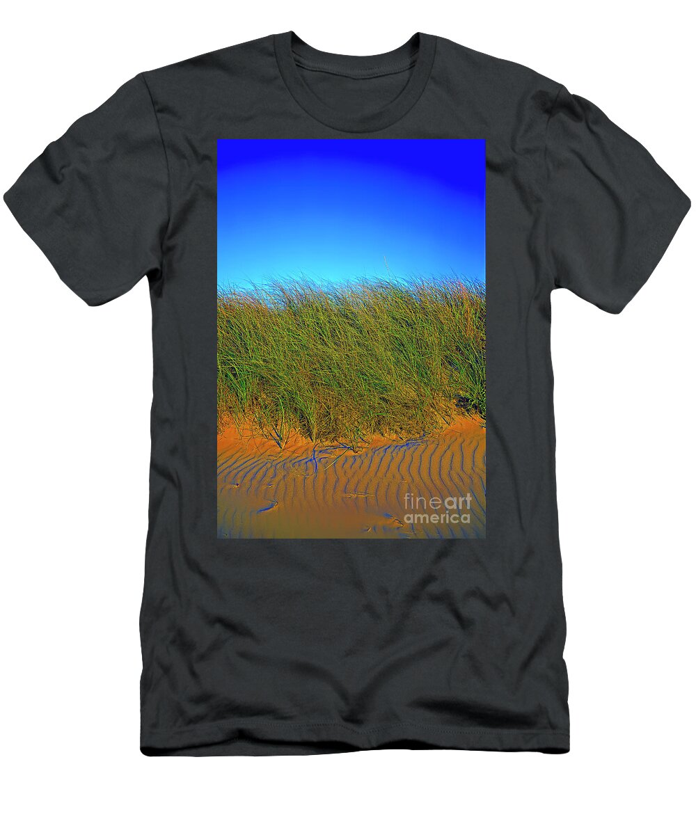 Oceanfront T-Shirt featuring the photograph Drake's Island Beach by Tom Jelen