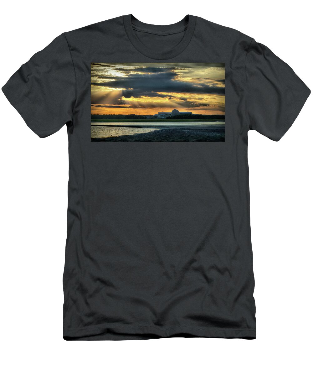 Dramatic Sky T-Shirt featuring the photograph Dramatic sky before sunset by Lilia S