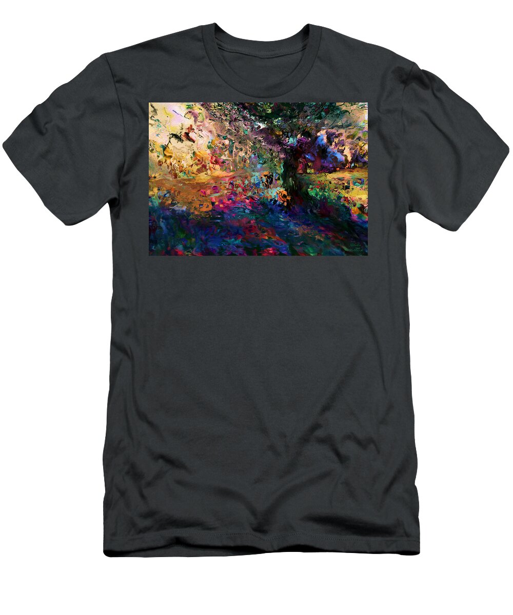 Fantasy T-Shirt featuring the painting Dreaming of Spring by Natalie Holland