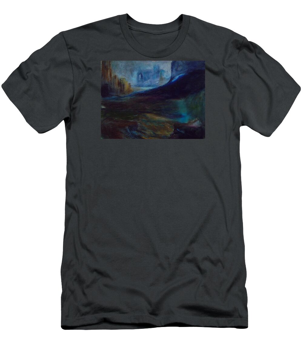 Dream T-Shirt featuring the painting Dreaming of Things by Susan Esbensen